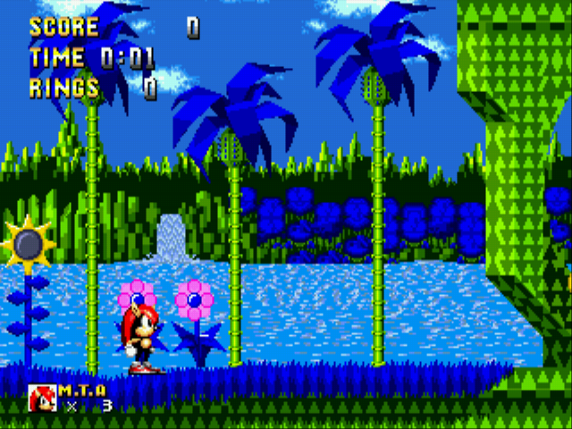 Mighty The Armadillo in Sonic the Hedgehog Screenshot 1